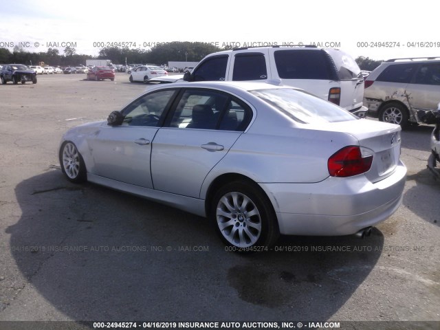 WBAVB33506KR73852 - 2006 BMW 330 I SILVER photo 3