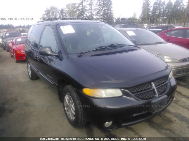 1B4GP45G9YB509377 - 2000 DODGE CARAVAN SE/SPORT BLACK photo 1