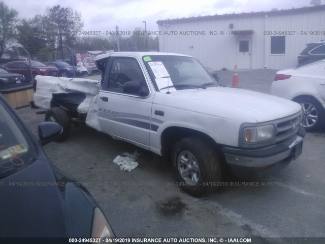 4F4CR16X1VTM18853 - 1997 MAZDA B4000 CAB PLUS WHITE photo 1