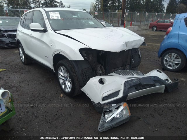 5UXWX9C53E0D16339 - 2014 BMW X3 XDRIVE28I WHITE photo 1