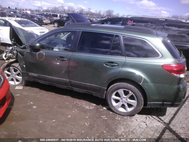 4S4BRCCC3D1226311 - 2013 SUBARU OUTBACK 2.5I PREMIUM GREEN photo 3