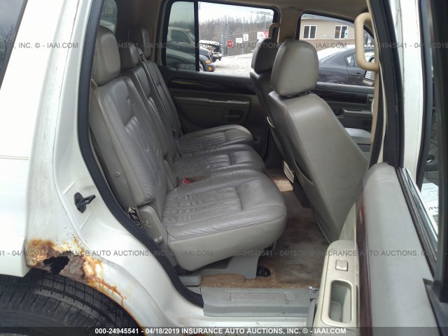 5LMEU88H03ZJ42201 - 2003 LINCOLN AVIATOR 白色 照片 8