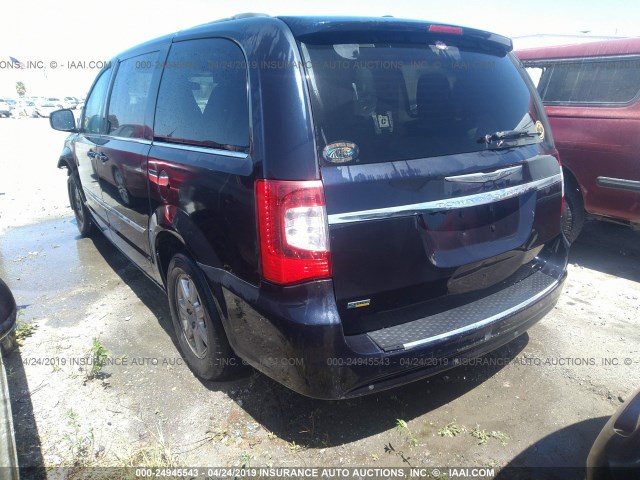2A4RR5DG6BR702084 - 2011 CHRYSLER TOWN & COUNTRY TOURING BLACK photo 3