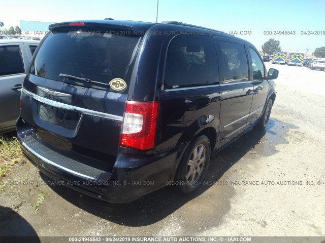 2A4RR5DG6BR702084 - 2011 CHRYSLER TOWN & COUNTRY TOURING BLACK photo 4