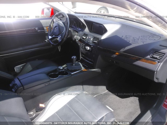WDDKJ5KB5CF177927 - 2012 MERCEDES-BENZ E 350 RED photo 5