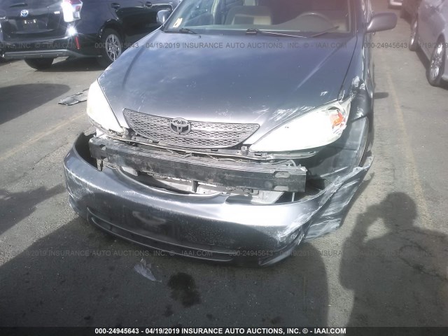 4T1BE32K24U848420 - 2004 TOYOTA CAMRY LE/XLE/SE GRAY photo 6