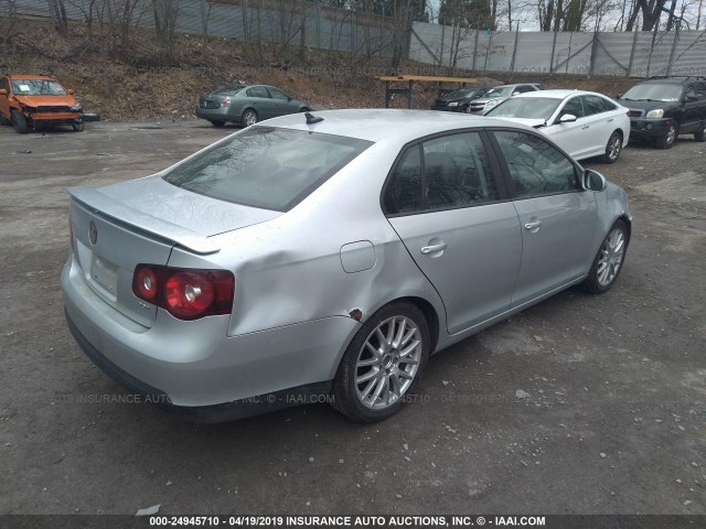 3VWRJ71K28M174865 - 2008 VOLKSWAGEN JETTA WOLFSBURG 银色 照片 4
