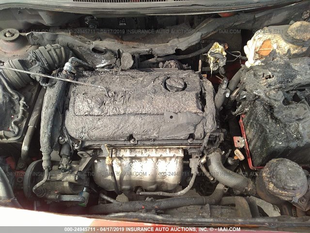 KL1TD56E89B358067 - 2009 CHEVROLET AVEO LS/LT RED photo 10