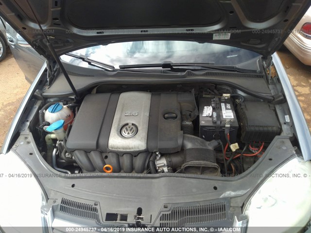 3VWEG71K07M197668 - 2007 VOLKSWAGEN JETTA WOLFSBURG 灰色 照片 10