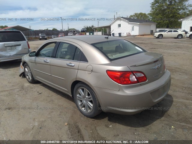 1C3LC66M08N104928 - 2008 CHRYSLER SEBRING LIMITED TAN photo 3