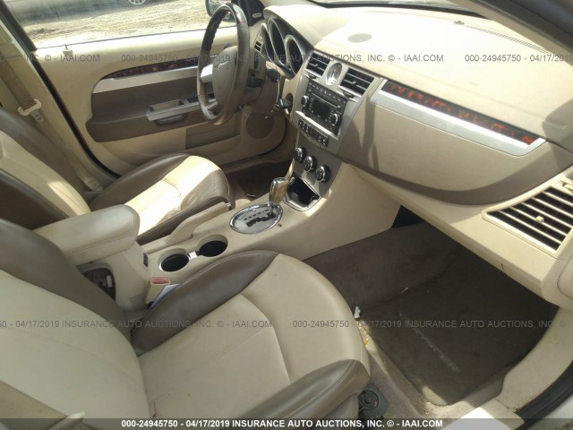 1C3LC66M08N104928 - 2008 CHRYSLER SEBRING LIMITED TAN photo 5