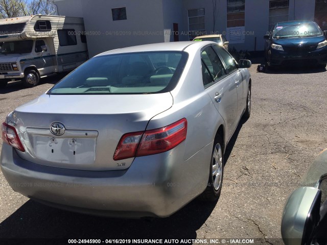 4T1BE46K89U809175 - 2009 TOYOTA CAMRY SILVER photo 4