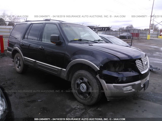 1FMFU18L63LB72342 - 2003 FORD EXPEDITION EDDIE BAUER BLACK photo 1