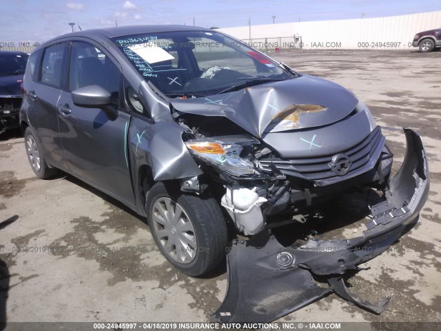 3N1CE2CP9FL370039 - 2015 NISSAN VERSA NOTE S/S PLUS/SV/SL/SR SILVER photo 1
