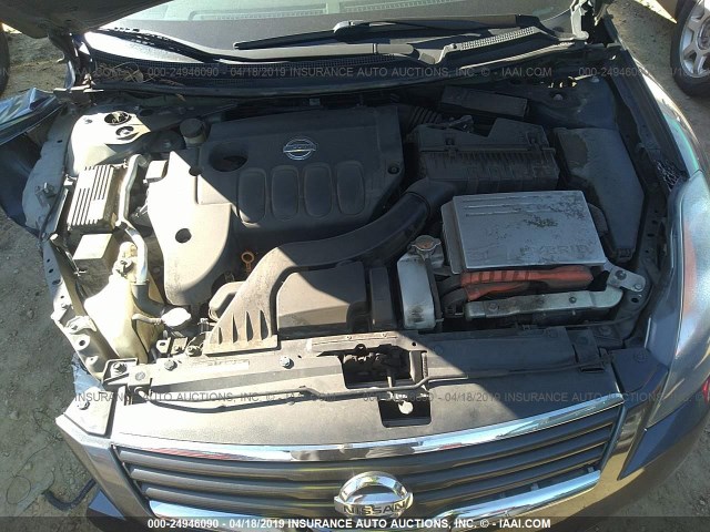 1N4CL21E18C287228 - 2008 NISSAN ALTIMA HYBRID GRAY photo 10