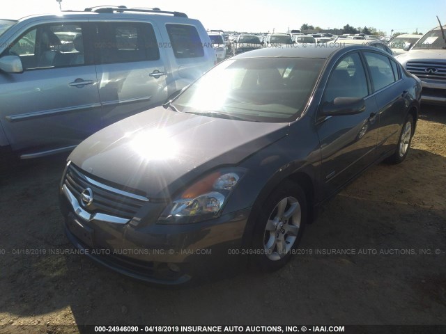 1N4CL21E18C287228 - 2008 NISSAN ALTIMA HYBRID GRAY photo 2