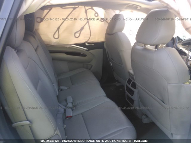 5FRYD3H46EB005422 - 2014 ACURA MDX TECHNOLOGY GRAY photo 8
