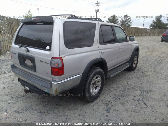 JT3HN86R6Y0324286 - 2000 TOYOTA 4RUNNER SR5 SILVER photo 4