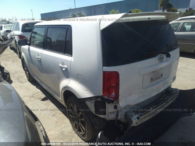 JTLKE50E281015225 - 2008 TOYOTA SCION XB 白色 照片 3