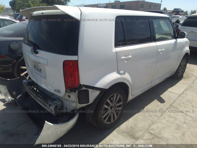 JTLKE50E281015225 - 2008 TOYOTA SCION XB 白色 照片 4