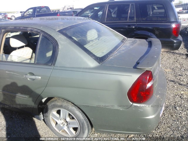 1G1ZT54865F155435 - 2005 CHEVROLET MALIBU LS GREEN photo 6