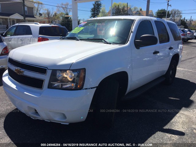 1GNLC2E0XBR325575 - 2011 CHEVROLET TAHOE WHITE photo 2