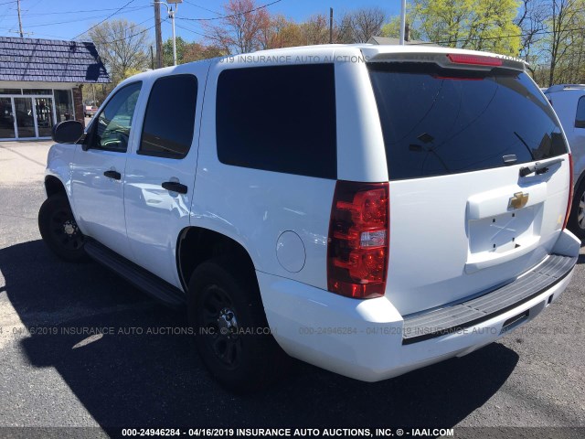 1GNLC2E0XBR325575 - 2011 CHEVROLET TAHOE WHITE photo 3