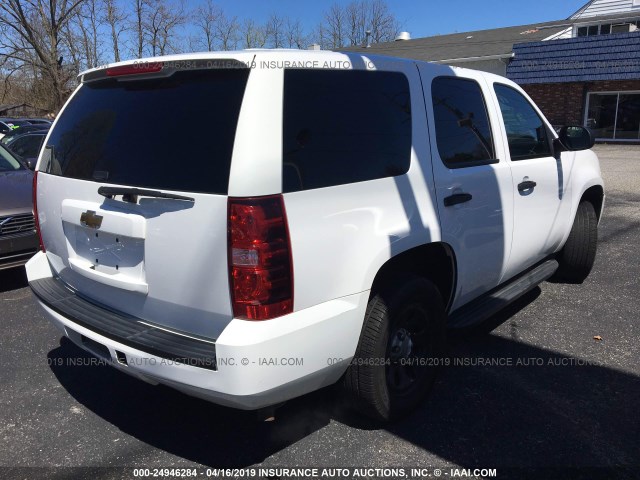 1GNLC2E0XBR325575 - 2011 CHEVROLET TAHOE WHITE photo 4