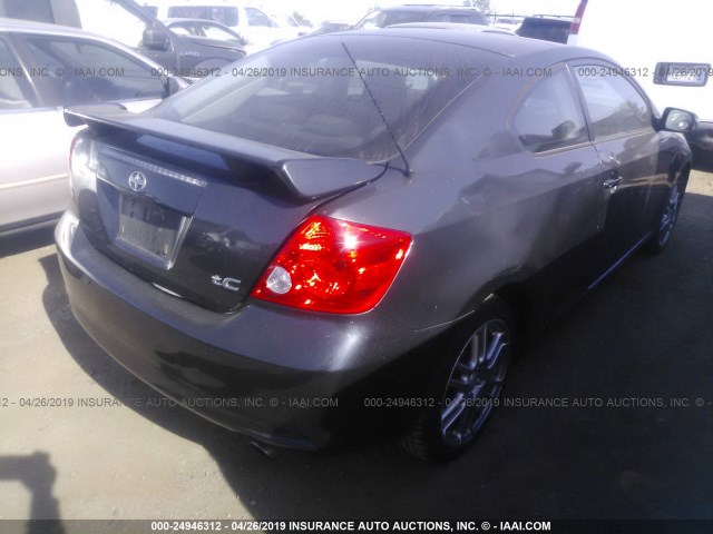 JTKDE167860112933 - 2006 TOYOTA SCION TC GRAY photo 4