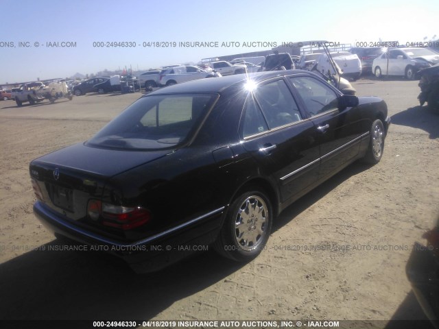 WDBJF65H5XA734706 - 1999 MERCEDES-BENZ E 320 BLACK photo 4