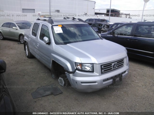 2HJYK16558H542817 - 2008 HONDA RIDGELINE RTL SILVER photo 1