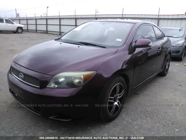 JTKDE177460138265 - 2006 TOYOTA SCION TC მუქწითელი ფოტო 2