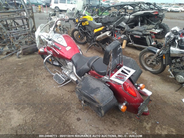 1HFSC52093A000030 - 2003 HONDA VT1300 S RED photo 3