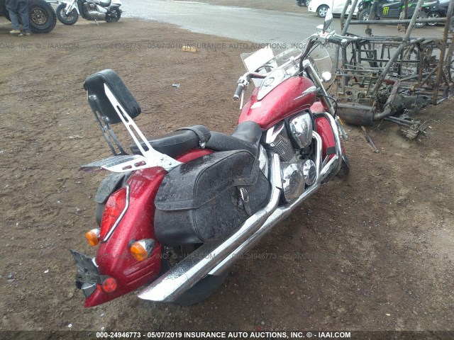 1HFSC52093A000030 - 2003 HONDA VT1300 S RED photo 4