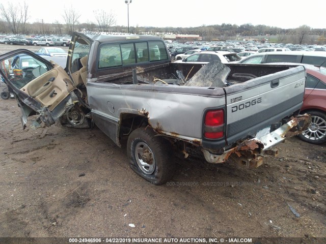 1B7KF26Z9VJ539985 - 1997 DODGE RAM 2500 GRAY photo 3