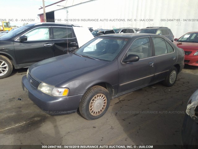 1N4AB41D2VC737767 - 1997 NISSAN SENTRA XE/GXE/GLE/BASE GRAY photo 2