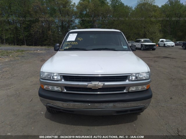 1GNEC13V64J207204 - 2004 CHEVROLET TAHOE C1500 WHITE photo 6