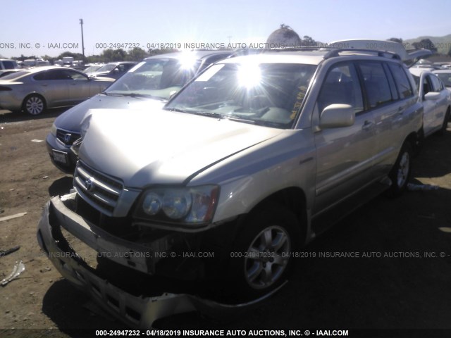 JTEHF21A820068615 - 2002 TOYOTA HIGHLANDER LIMITED BEIGE photo 2