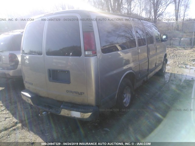 1GNFG15W311228716 - 2001 CHEVROLET EXPRESS G1500  GRAY photo 4