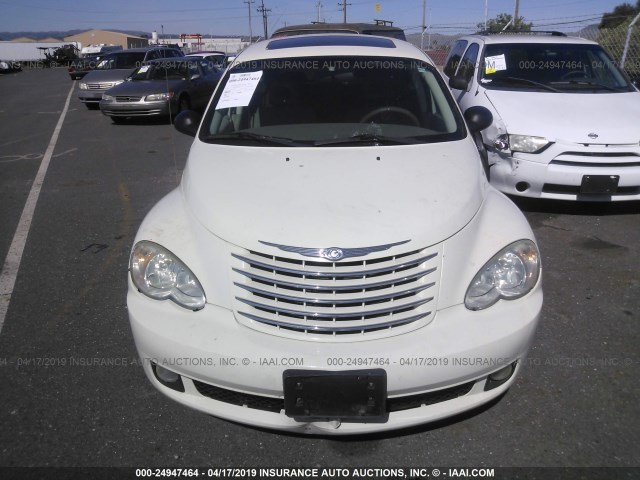 3A8FY68BX6T298055 - 2006 CHRYSLER PT CRUISER LIMITED WHITE photo 6