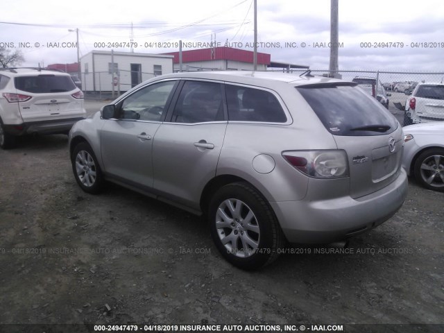 JM3ER293180184954 - 2008 MAZDA CX-7 GRAY photo 3