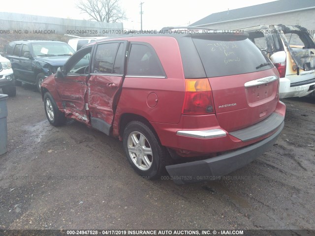 2A4GM68496R667798 - 2006 CHRYSLER PACIFICA TOURING MAROON photo 3