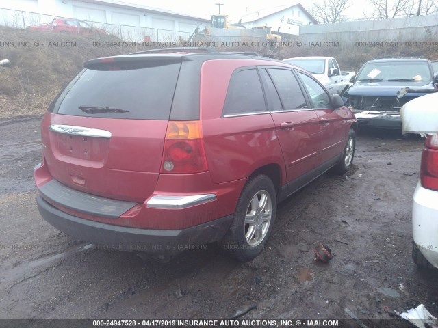 2A4GM68496R667798 - 2006 CHRYSLER PACIFICA TOURING MAROON photo 4