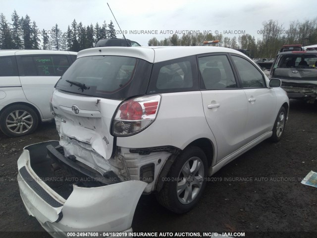 2T1KR30E86C612716 - 2006 TOYOTA COROLLA MATRIX XR WHITE photo 4