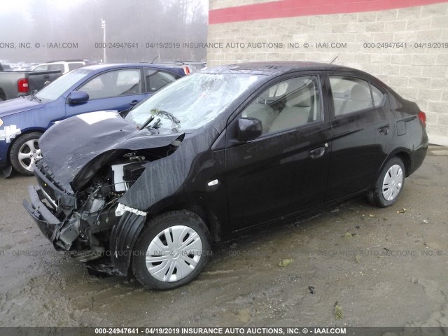 ML32F3FJ6HHF14432 - 2017 MITSUBISHI MIRAGE G4 ES Qara foto 2