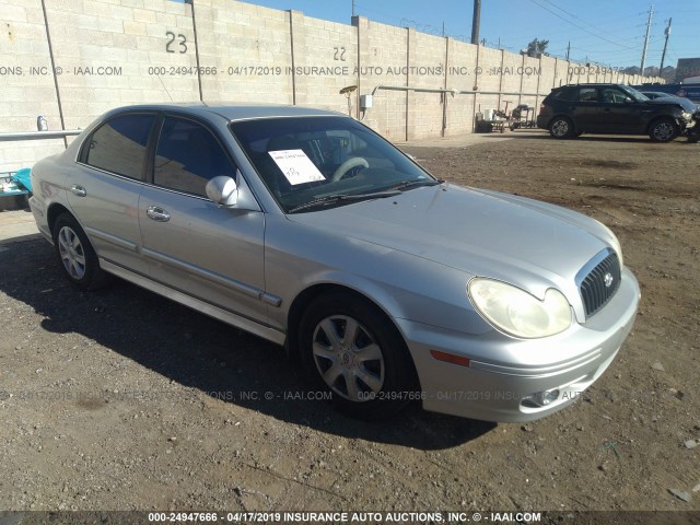 KMHWF25S64A954620 - 2004 HYUNDAI SONATA GL SILVER photo 1