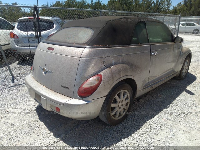 3C3JY55E56T294641 - 2006 CHRYSLER PT CRUISER TOURING SILVER photo 4