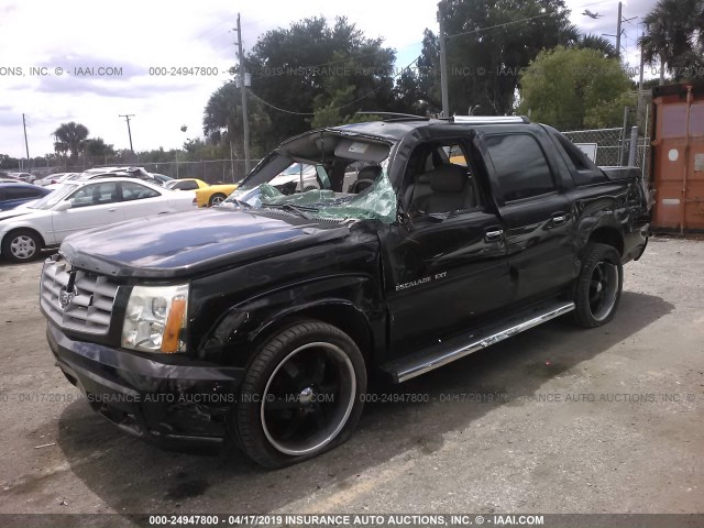 3GYEK62N45G227846 - 2005 CADILLAC ESCALADE EXT BLACK photo 2