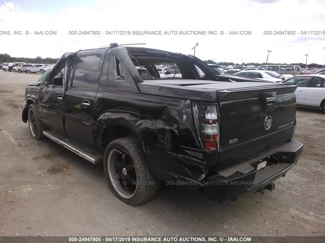 3GYEK62N45G227846 - 2005 CADILLAC ESCALADE EXT BLACK photo 3