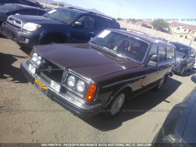 VC24545A1307730 - 1980 VOLVO WAGON BROWN photo 2